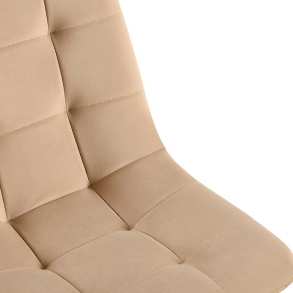 Scaun de bucătărie Fabrik Home Ted Velvet/ Beige Beige photo 5