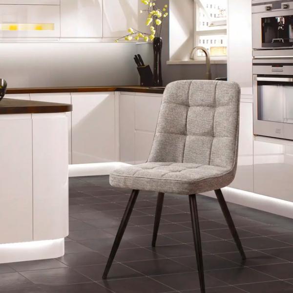 Кухонный стул Fabrik Home Sun Холст/ Серый Черный photo 2