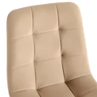 Scaun de bucătărie Fabrik Home Ted Velvet/ Beige Black photo 4