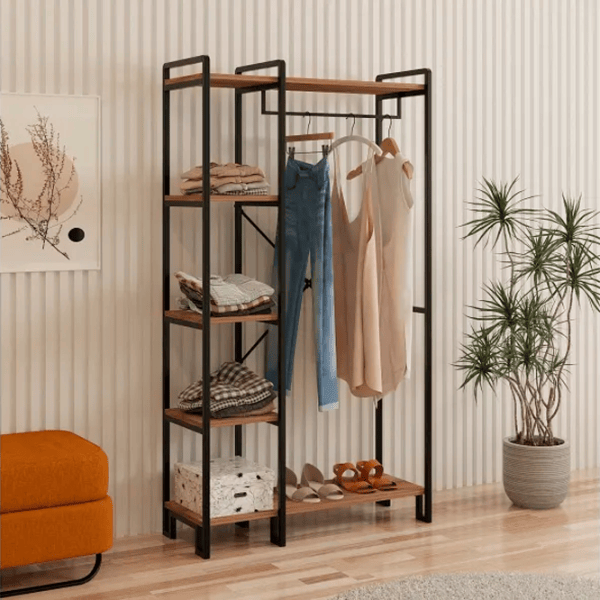 Dulap pentru antreu Trendy Rex PAL melaminat / Pine photo 5