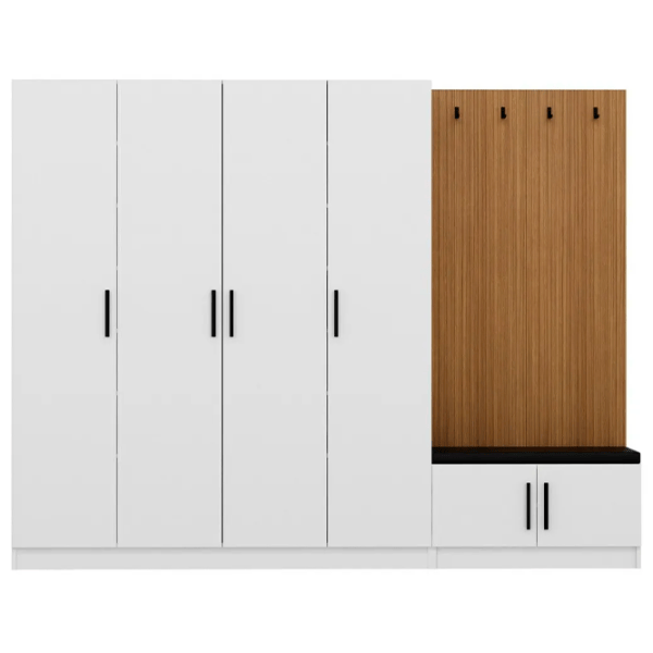 Dulap pentru antreu Trendy Noe PAL melaminat / White photo 1