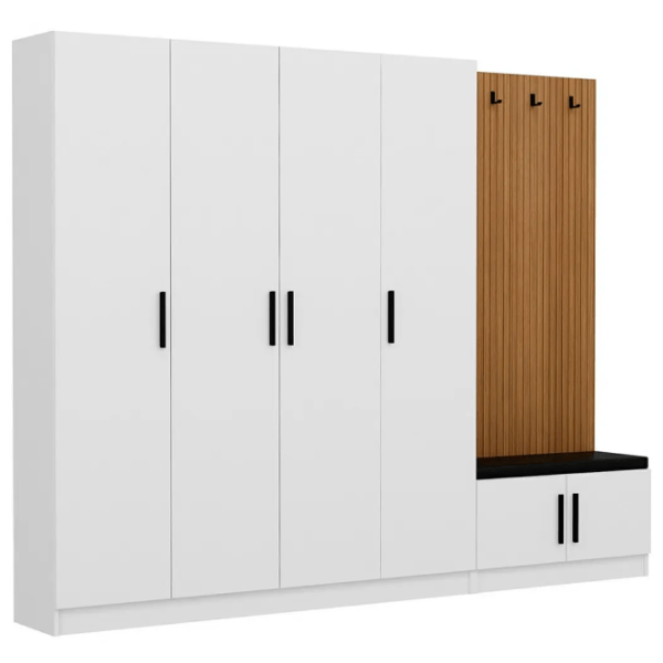 Dulap pentru antreu Trendy Noe PAL melaminat / White photo 3
