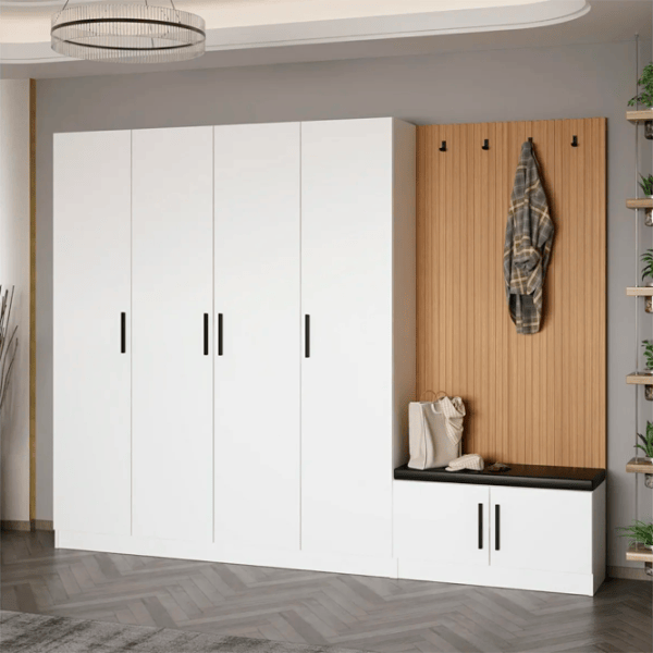 Dulap pentru antreu Trendy Noe PAL melaminat / White photo 7