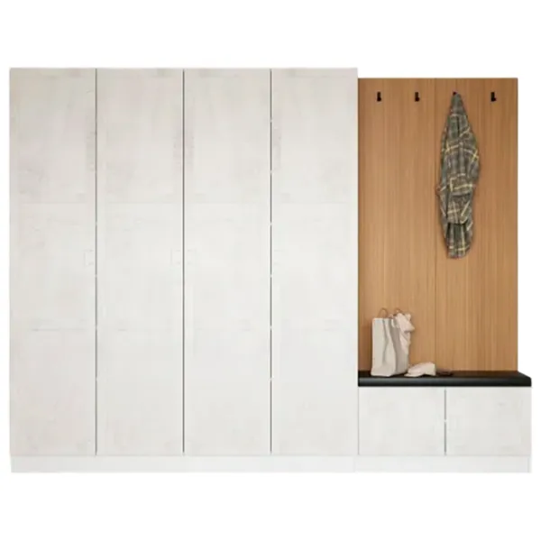 Dulap pentru antreu Trendy Noe PAL melaminat / White photo 1
