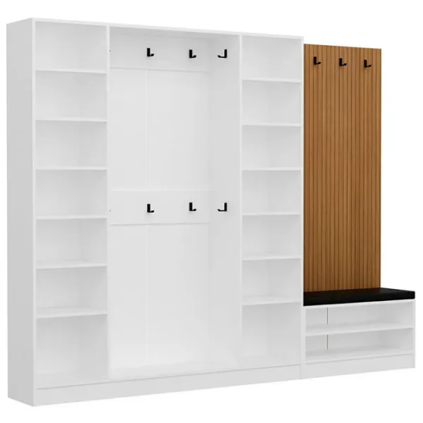 Dulap pentru antreu Trendy Noe PAL melaminat / White photo 2