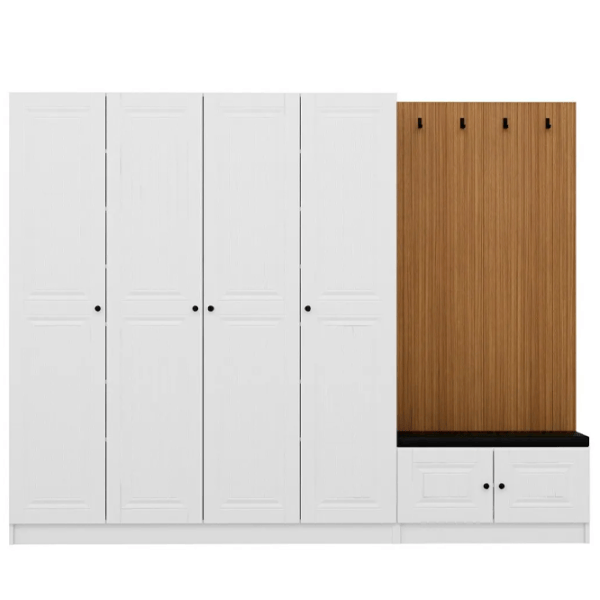 Dulap pentru antreu Trendy Noe PAL melaminat / White photo 1