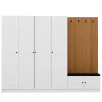 Dulap pentru antreu Trendy Noe PAL melaminat / White