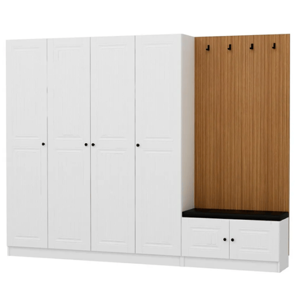 Dulap pentru antreu Trendy Noe PAL melaminat / White photo 3