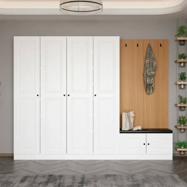 Dulap pentru antreu Trendy Noe PAL melaminat / White photo 5