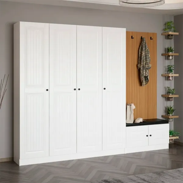 Dulap pentru antreu Trendy Noe PAL melaminat / White photo 6