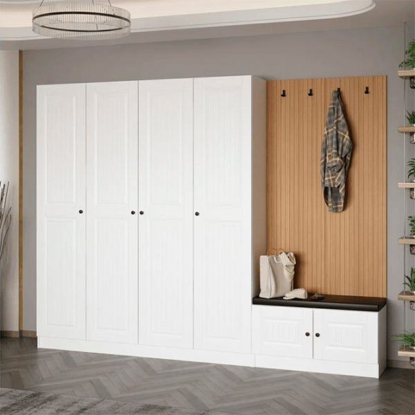 Dulap pentru antreu Trendy Noe PAL melaminat / White photo 7