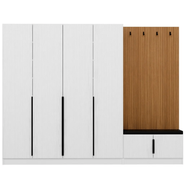 Dulap pentru antreu Trendy Noe PAL melaminat / White photo 1
