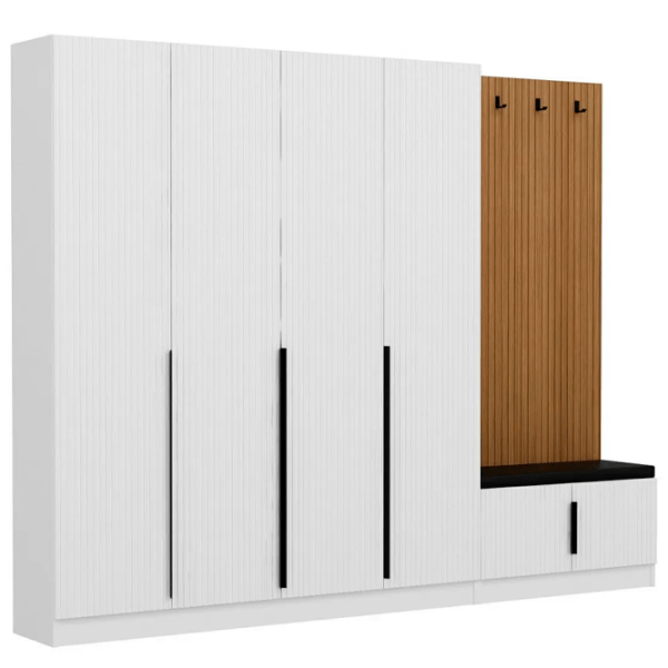 Dulap pentru antreu Trendy Noe PAL melaminat / White photo 2