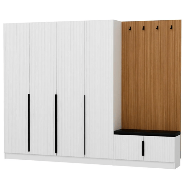 Dulap pentru antreu Trendy Noe PAL melaminat / White photo 3