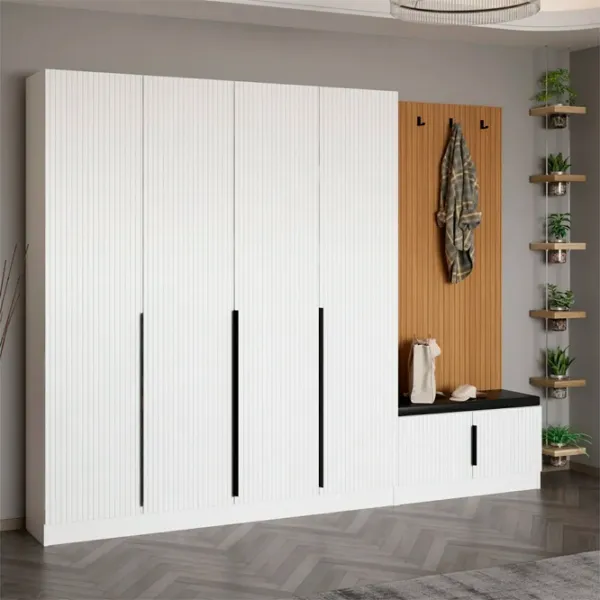 Dulap pentru antreu Trendy Noe PAL melaminat / White photo 6