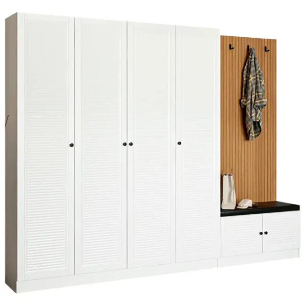 Dulap pentru antreu Trendy Noe PAL melaminat / White photo 1