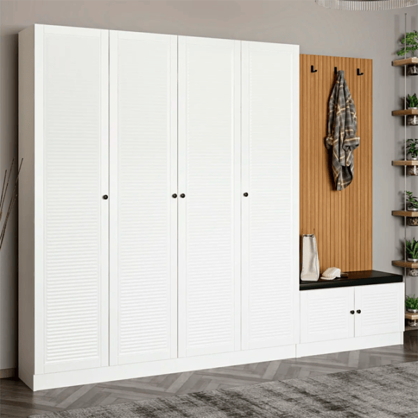 Dulap pentru antreu Trendy Noe PAL melaminat / White photo 3