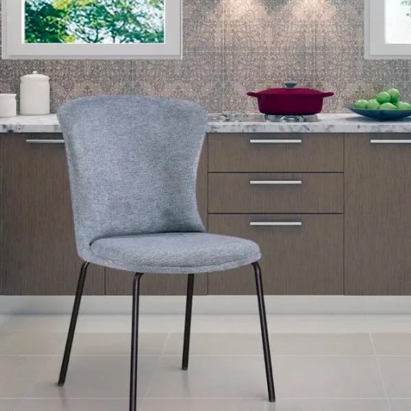 Кухонный стул Fabrik Home Tom Холст/ Серый Черный photo 2