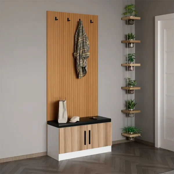 Шкаф для прихожей Trendy Noe ДСП меламин / Орех photo 4
