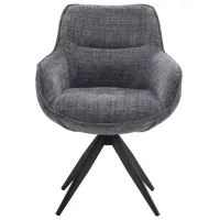 Scaun de bucătărie Fabrik Home Turin Stofă/ Dark Gray Black