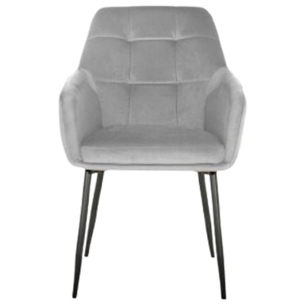 Scaun de bucătărie Fabrik Home UGO NEW Velvet/ Light Gray Black photo 3
