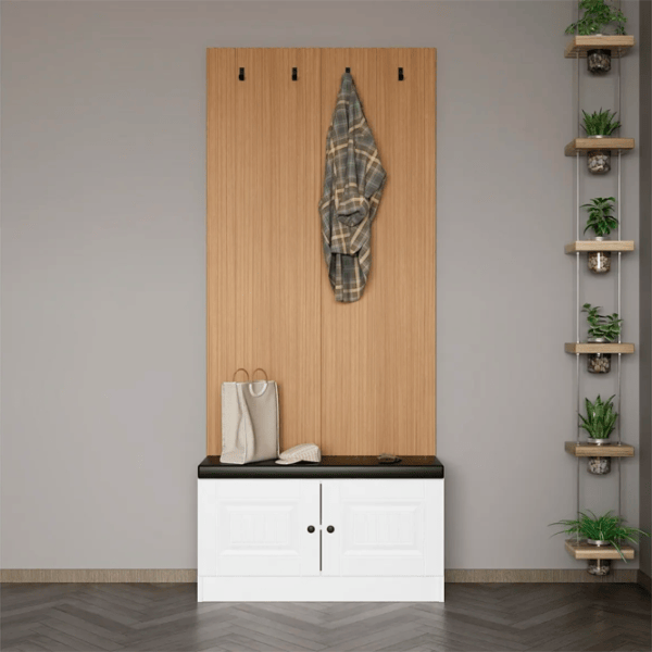 Dulap pentru antreu Trendy Noe PAL melaminat / White photo 2