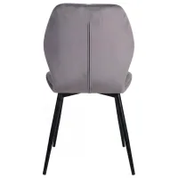 Scaun de bucătărie Fabrik Home Ken Velvet/ Light Gray Black photo 5