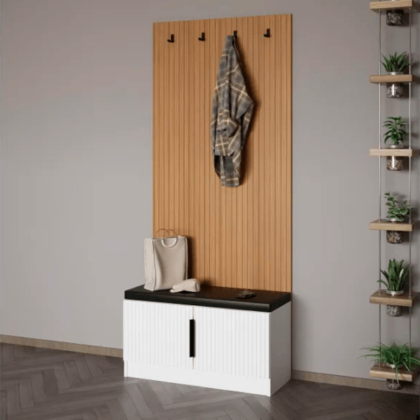 Dulap pentru antreu Trendy Noe PAL melaminat / White photo 6