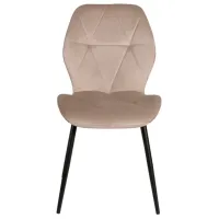 Кухонный стул Fabrik Home Ken Вельвет/ Бежевый Черный