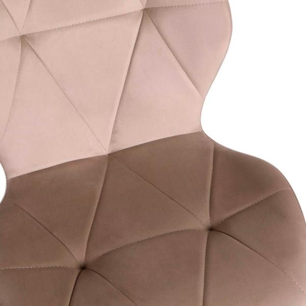 Scaun de bucătărie Fabrik Home Ken Velvet/ Beige Black photo 5