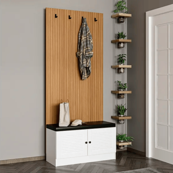 Dulap pentru antreu Trendy Noe PAL melaminat / White photo 4