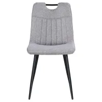 Scaun de bucătărie Fabrik Home KIP Pânză de iută/ Light Gray Black