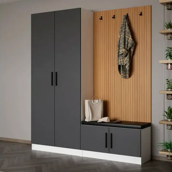 Шкаф для прихожей Trendy Noe ДСП меламин / Антрацит photo 4