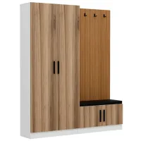 Dulap pentru antreu Trendy Noe PAL melaminat / Nuc