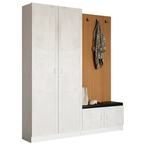 Dulap pentru antreu Trendy Noe PAL melaminat / White photo 1