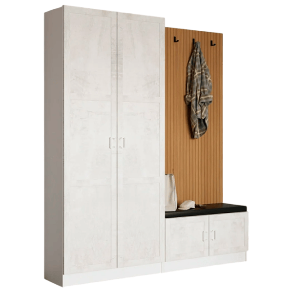 Dulap pentru antreu Trendy Noe PAL melaminat / White photo 1