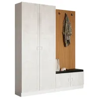 Dulap pentru antreu Trendy Noe PAL melaminat / White
