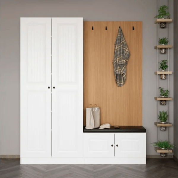 Dulap pentru antreu Trendy Noe PAL melaminat / White photo 3