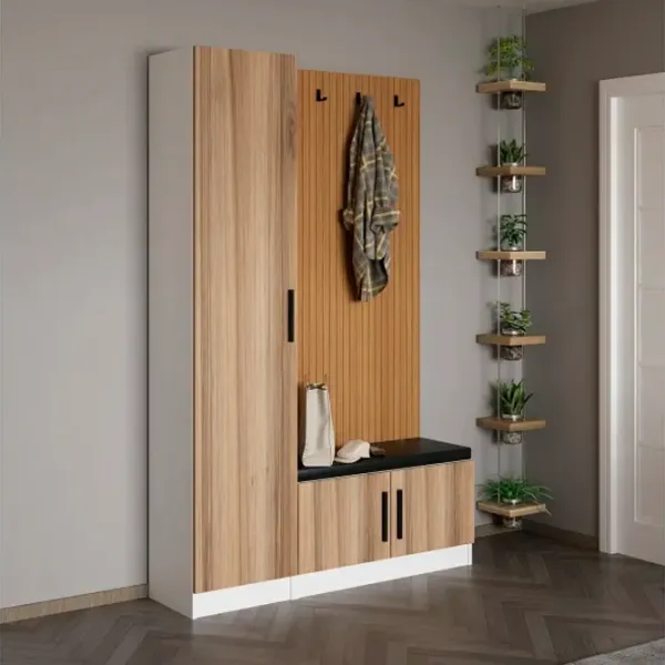 Dulap pentru antreu Trendy Noe PAL melaminat / Nuc photo 4