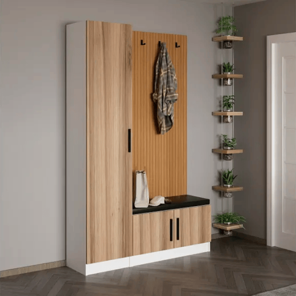 Dulap pentru antreu Trendy Noe PAL melaminat / Nuc photo 4
