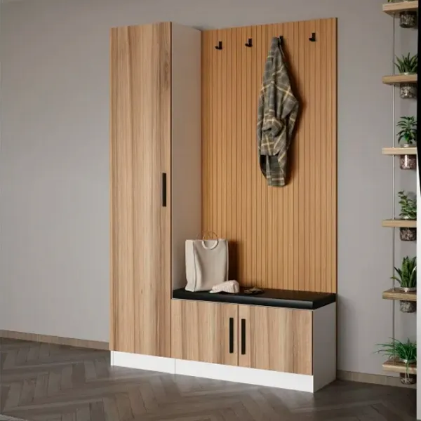 Dulap pentru antreu Trendy Noe PAL melaminat / Nuc photo 7
