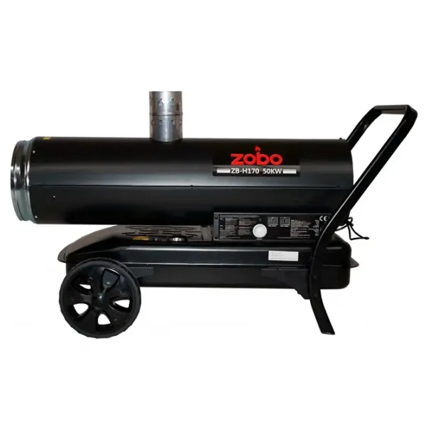 Aerotermă Pe motorină Zobo ZB-H170 50000 W / 300 m² / 950 m³/oră photo 2