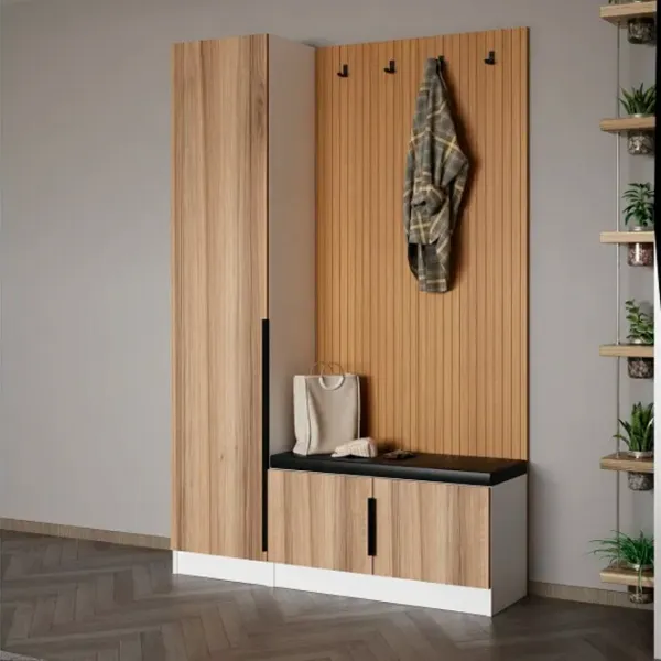 Dulap pentru antreu Trendy Noe PAL melaminat / Nuc photo 6