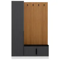 Dulap pentru antreu Trendy Noe PAL melaminat / Antracit photo 2
