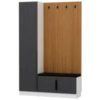Dulap pentru antreu Trendy Noe PAL melaminat / Antracit photo 3