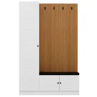 Dulap pentru antreu Trendy Noe PAL melaminat / White photo 2