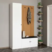 Dulap pentru antreu Trendy Noe PAL melaminat / White photo 4