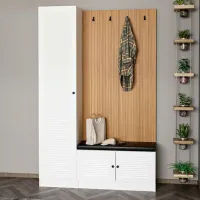 Dulap pentru antreu Trendy Noe PAL melaminat / White photo 7