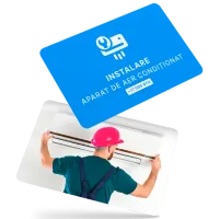Instalare aparat de aer condiționat > 17 000 BTU 
