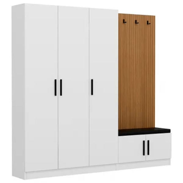 Dulap pentru antreu Trendy Noe PAL melaminat / White photo 1